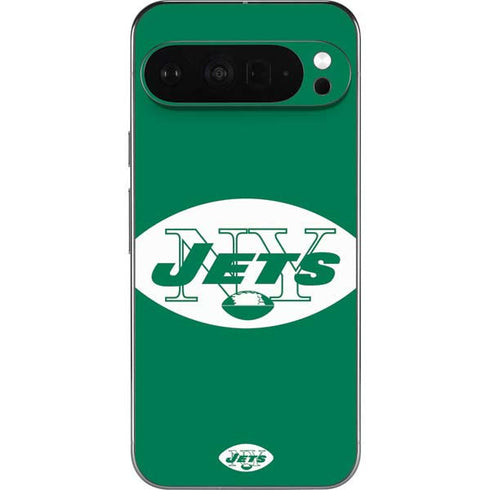 NFL New York Jets Retro Logo Pixel 9 Pro XL Skin
